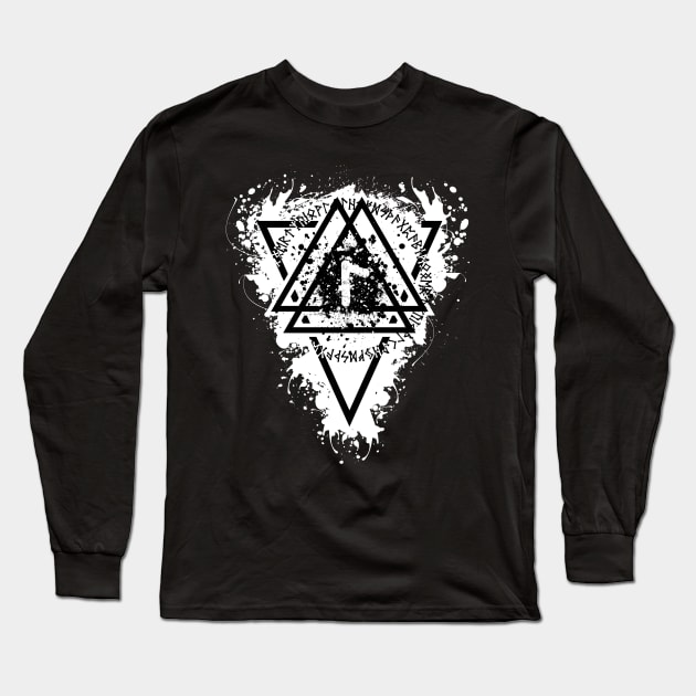 Laguz rune Long Sleeve T-Shirt by opooqodesign